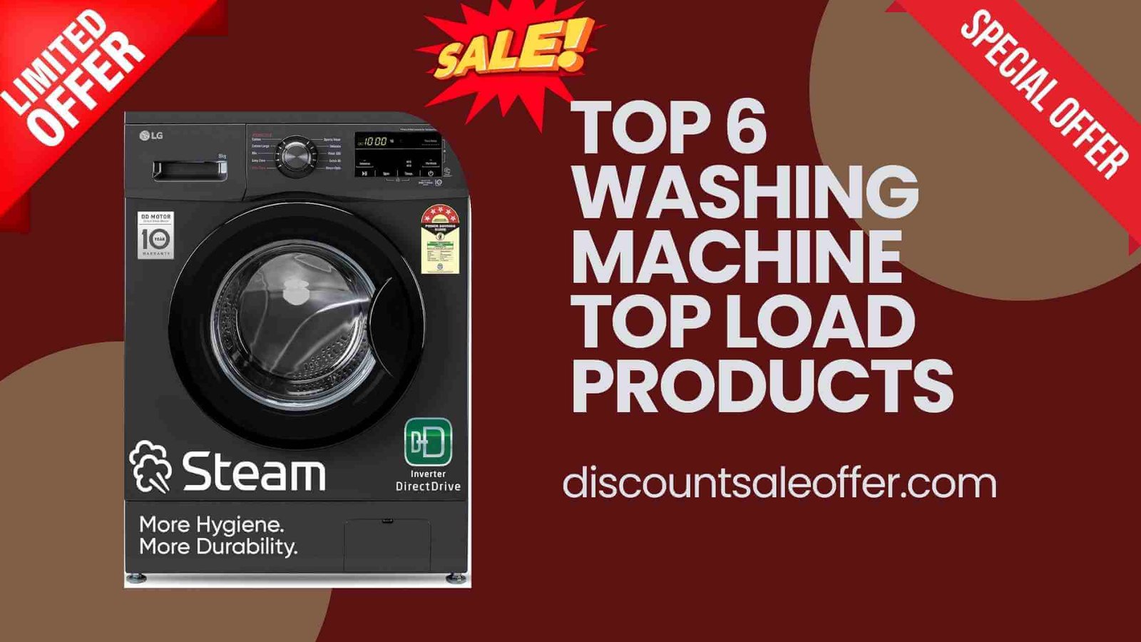 Top 6 Washing Machine Top Load Products